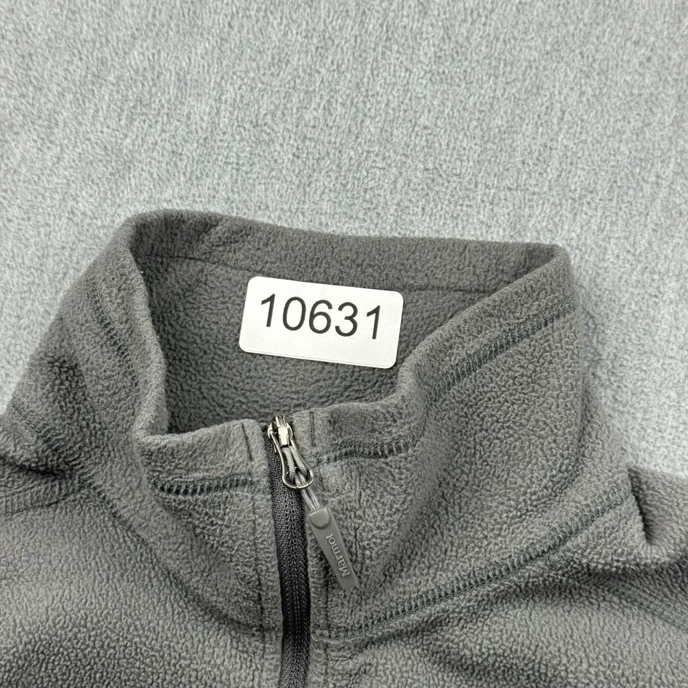 Marmot‎ Sweater Mens Small Gray 1/2 Zip Rocklin Fleece Pullover Knit Outdoors